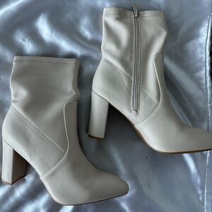 New Top Moda Tan short boots in a size 10